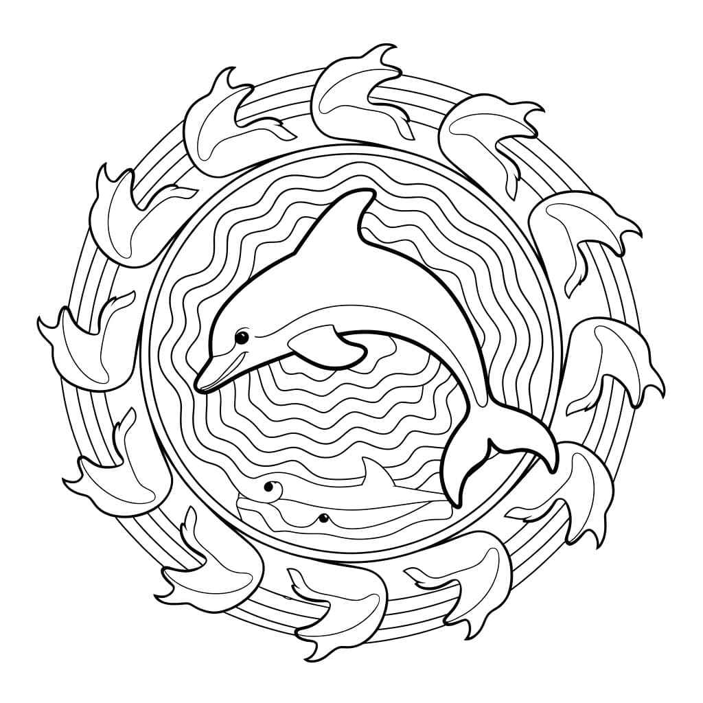 Mandalas Dauphin 35